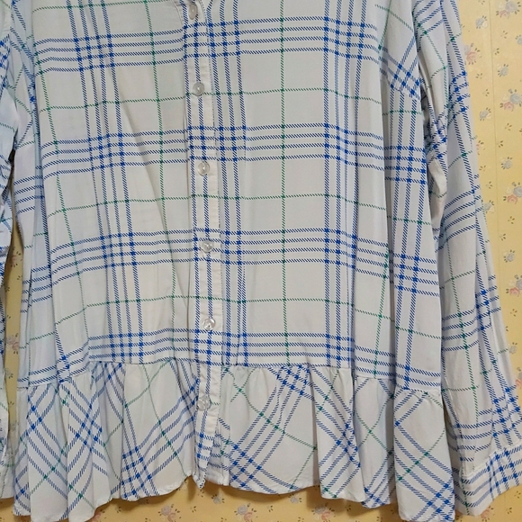 D/C Jeans Long Sleeve Blouse size XL - Picture 3 of 7